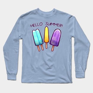 Summer Popsicles (Cool Version) Long Sleeve T-Shirt